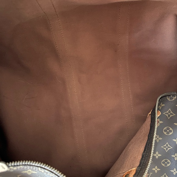 Louis Vuitton Monogram Duffel Bag in Brown and Tan - Picture 13 of 15